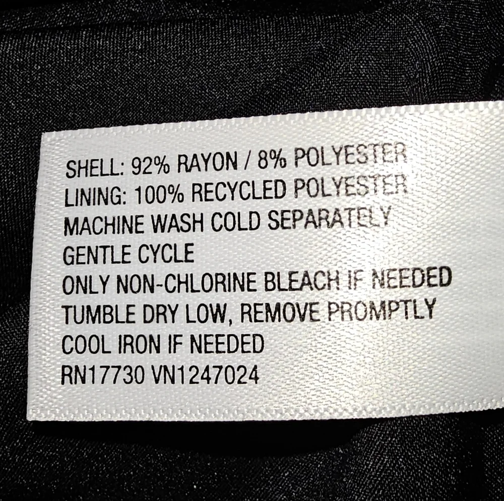 A New Day. Women's Black Buttoned Vest. Rayon Size: Large. NWT. - Picture 4 of 9